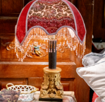 Red and Gold Lamp